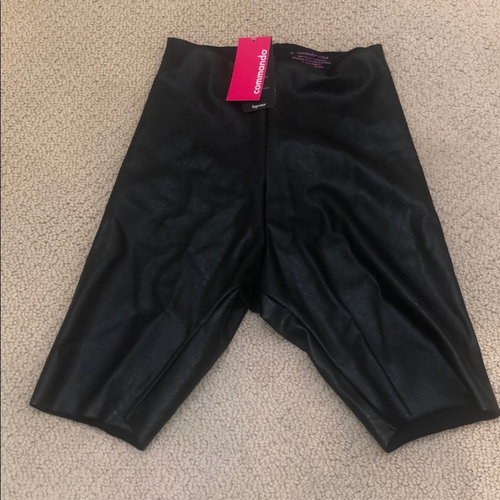 NWT Commando Faux Leather Bike Shorts - Picture 2 of 8